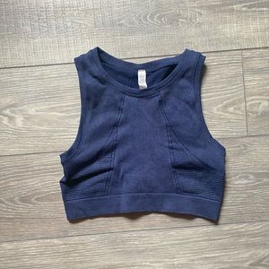 Offline Ribbed Seamless longline Sports bra